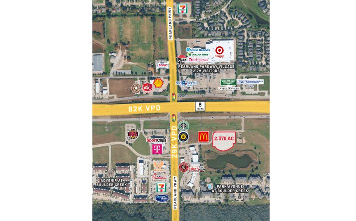 Pictures of Retail property located at SEC TX-8 & Pearland Parkway, Houston, TX 77089 for sales - image #1