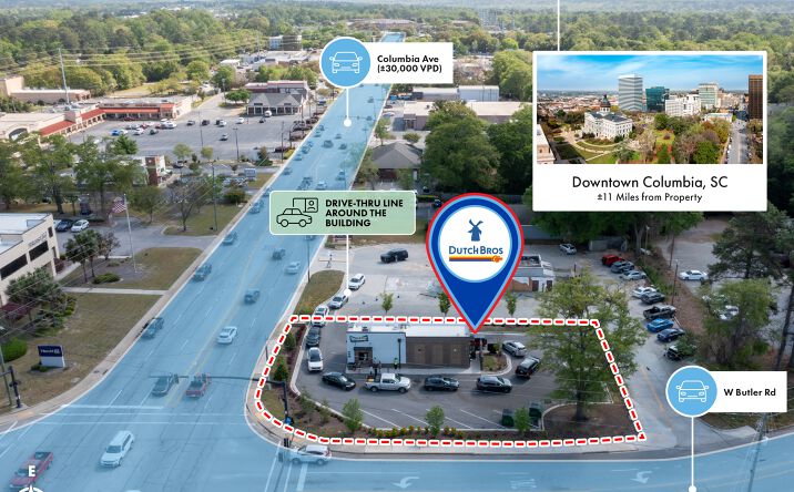 Pictures of Retail property located at 308 COLUMBIA AVE, LEXINGTON, SC 29072-2657 for sales - image #1