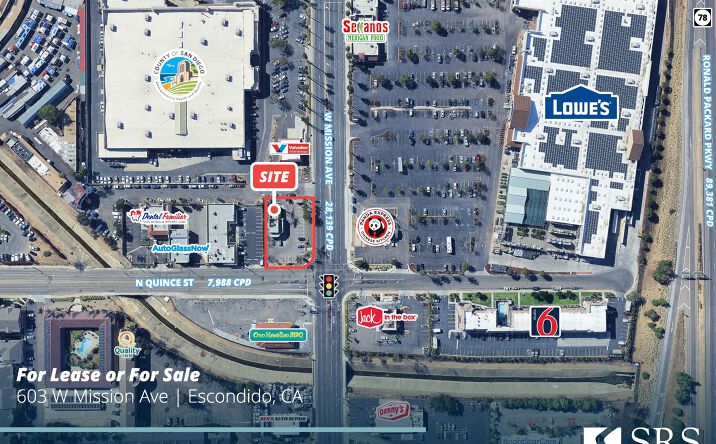 Pictures of Retail property located at 603 West Mission Avenue, Escondido, CA 92025 for sales - image #1