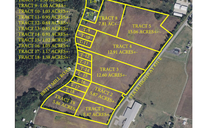 Pictures of Land property located at 210 Britt Mill Road, Glasgow, KY 42141 for sales - image #1