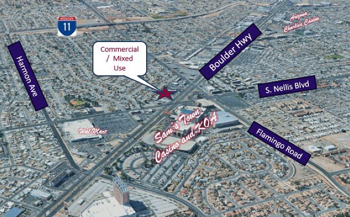 Pictures of Land property located at 4972 Boulder Highway, Las Vegas, NV 89121 for sales - image #1