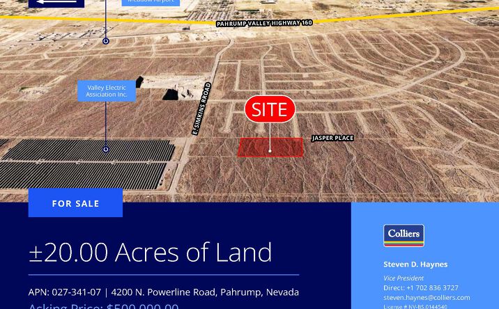 Pictures of Land property located at 4200 N POWERLINE RD, PAHRUMP, NV 89060 for sales - image #1