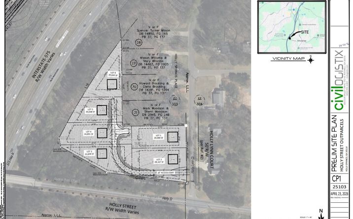 Pictures of Land property located at 0 HOLLY ST CANTON GA 30115, CANTON, GA 30115 for sales - image #1