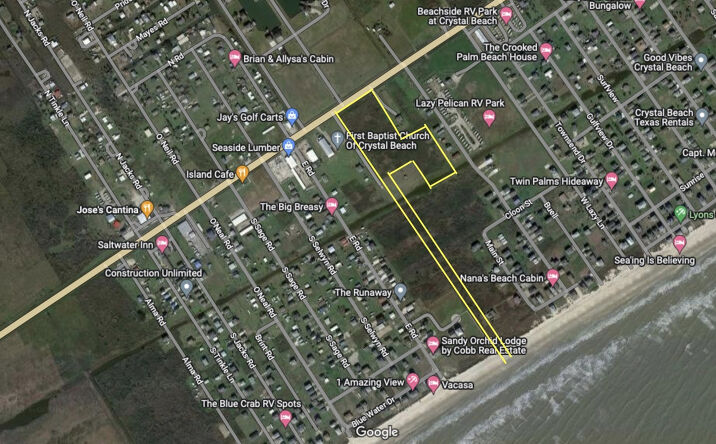 Pictures of Land property located at 1240 Highway 87, Crystal Beach, TX 77650 for sales - image #1