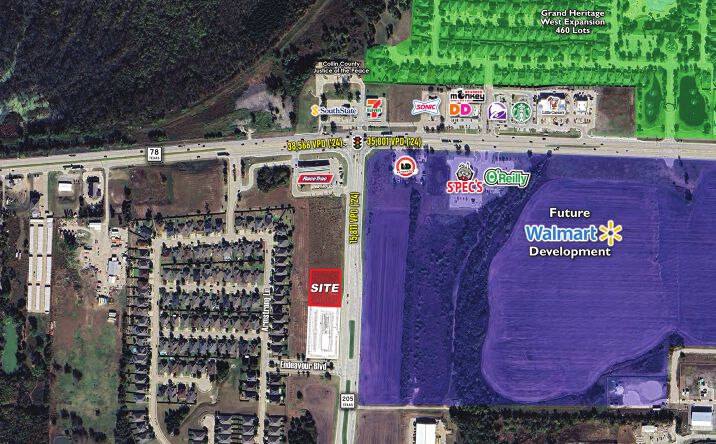 Pictures of Retail, Office, Land property located at State Highway 205, Lavon, TX 75166 for sales - image #1