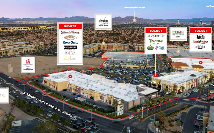Pictures of Retail property located at 680 & 750 S. Rampart Blvd., Las Vegas, NV 89145 for sales - image #1
