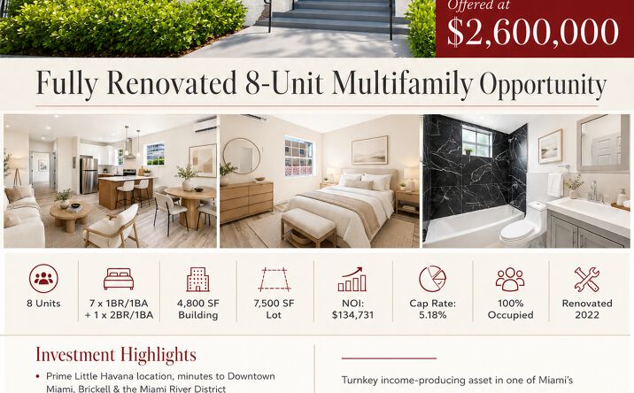Pictures of Multifamily property located at 1132 NW 3rd St, Miami, FL 33128 for sales - image #1