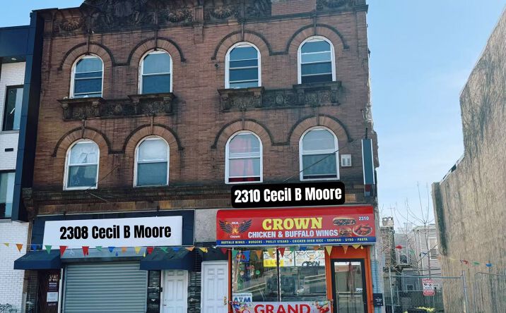 Pictures of Retail, Multifamily, Mixed Use property located at 2308 CECIL B MOORE AVE, PHILADELPHIA, PA 19121-2927 for sales - image #1