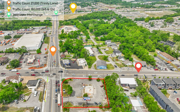 Pictures of Retail, Land property located at 2201 Dickerson Pike, Nashville, TN 37207 for sales - image #1