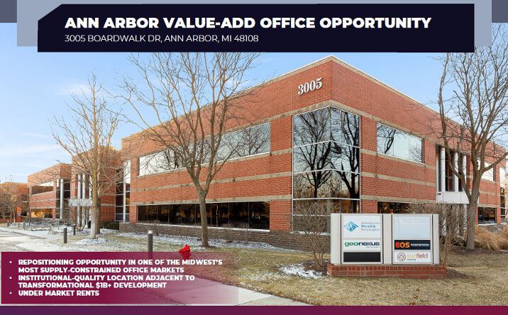Pictures of Retail, Office property located at 3005 Boardwalk Drive, Ann Arbor, MI 48108 for sales - image #1