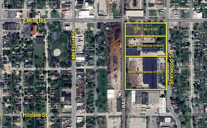 Pictures of Industrial, Land property located at 18695 Sherwood St, Detroit, MI 48234 for sales - image #1