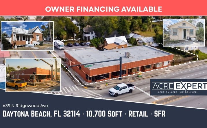 Pictures of Retail, Multifamily property located at 639 North Ridgewood Avenue, Daytona Beach, FL 32114 for sales - image #1