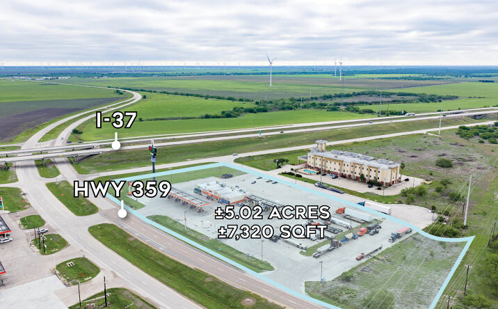 Pictures of Retail property located at 10538 North Highway 359, Mathis, TX 78368, 104 S 8th Street, Skidmore, TX 78389, 208 N 8th Street, Skidmore, TX 78389 for sales - image #1