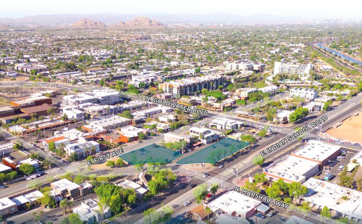 Pictures of Land property located at 7017-7041 E. Indian School Road, Scottsdale, AZ 85251 for sales - image #1