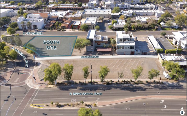 Pictures of Land property located at Southwest Corner of Indian School Rd & Marshall Way, Scottsdale, AZ 85251 for sales - image #1