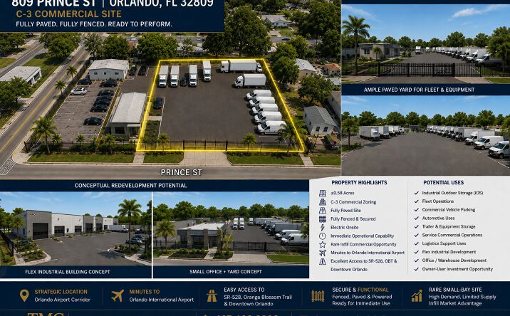 Pictures of Land property located at 809 Prince Street, Orlando, FL 32809 for sales - image #1