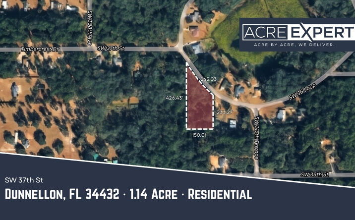 Pictures of Land property located at Southwest 37th Street, Dunnellon, FL 34432 for sales - image #1