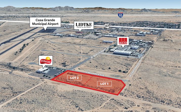 Pictures of Land property located at 3015-3037 N Bellanca Ave, Casa Grande, AZ 85122 for sales - image #1
