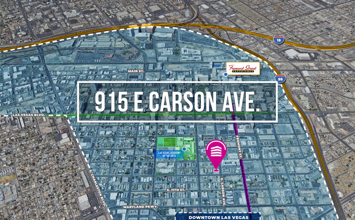 Pictures of Land property located at 915 E. Carson Ave., Las Vegas, NV 89101 for sales - image #1