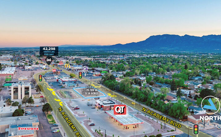 Pictures of Land property located at NE Quadrant of N Academy Blvd and Palmer Park Blvd, Colorado Springs, CO 80909-2721 for sales - image #1