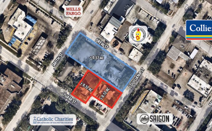 Pictures of Land property located at 2810 Louisiana Street, Houston, TX 77006, 609 Tuam Street, Houston, TX 77006 for sales - image #1