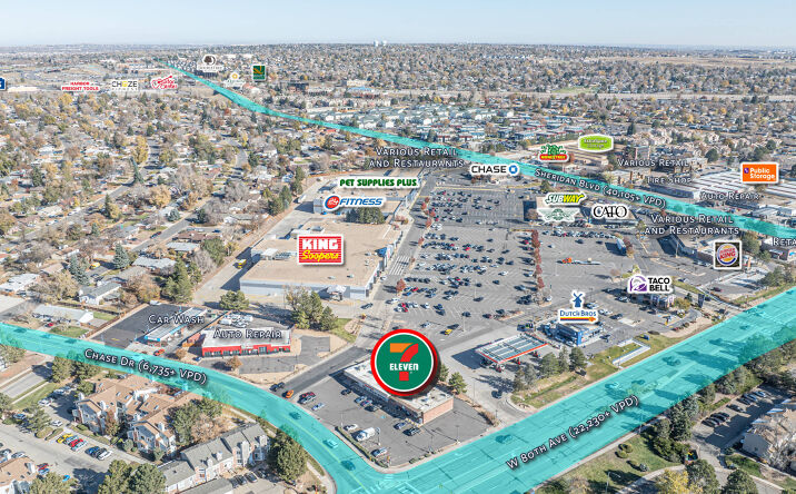 Pictures of Retail property located at 8002 CHASE DR, ARVADA, CO 80003-1806 for sales - image #1