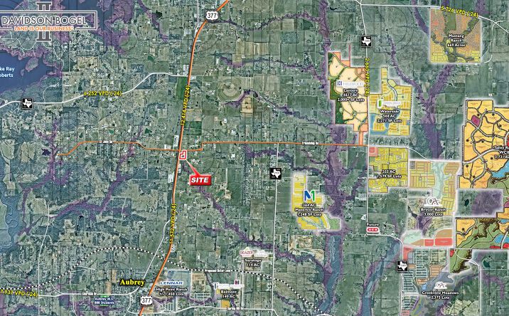 Pictures of Land property located at SEC - U.S. 377 & Friendship Rd., Aubrey, TX 76258 for sales - image #1