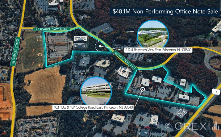 Pictures of Office, Note/Loan property located at 2 & 4 Research Way, Princeton, NJ 08540, 103, 105, 107 College Rd E, Princeton, NJ 08540 for sales - image #1