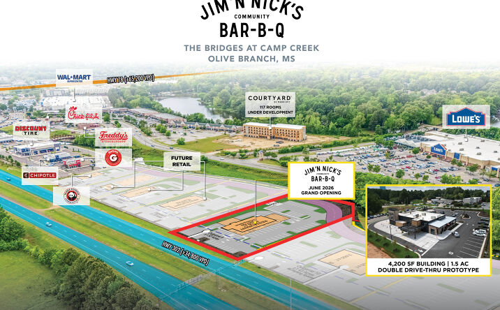 Pictures of Retail, Land property located at 8401 MCGREGOR XING, OLIVE BRANCH, MS 38654 for sales - image #1