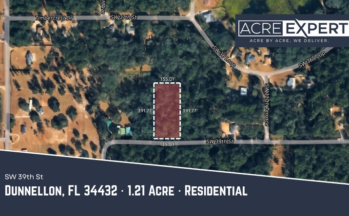 Pictures of Land property located at Southwest 39th Street, Dunnellon, FL 34432 for sales - image #1