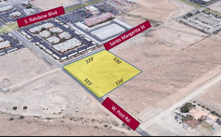 Pictures of Industrial, Land property located at 2.5 +/- Acres W. Post Rd, Las Vegas, NV 89118 for sales - image #1