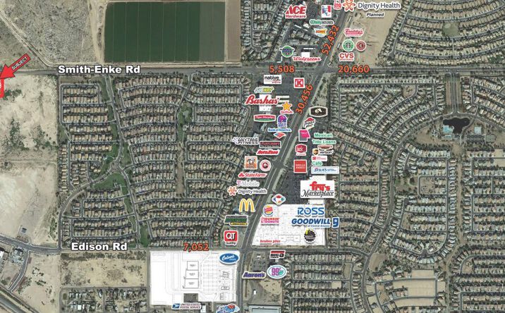 Pictures of Land property located at Smith-Enke Road and Loma Road, Maricopa, AZ 85139 for sales - image #1