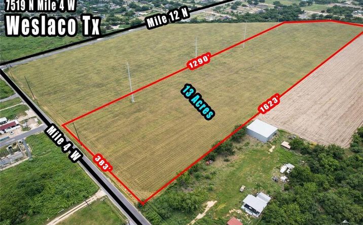 Pictures of Land, Multifamily property located at 7519 N Mile 4 West, Weslaco, TX 78599 for sales - image #1