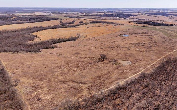 Pictures of Land property located at 240 Acres M/L N 750 Rd #(3 Parcels), Overbrook, KS 66524 for sales - image #1