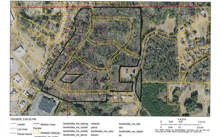 Pictures of Land property located at Mosby Road, Meridian, MS 39307 for sales - image #1