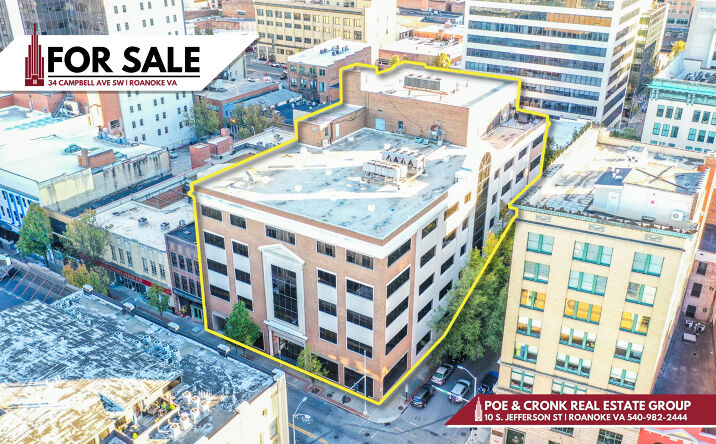 Pictures of Office property located at 34 Campbell Avenue Southeast, Roanoke, VA 24011 for sales - image #1