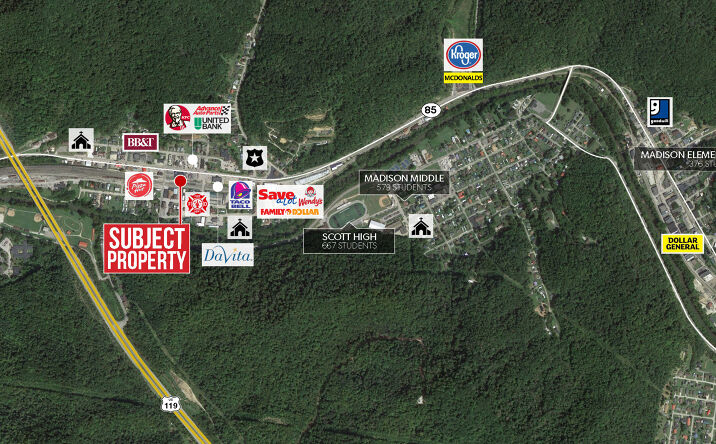 Pictures of Retail property located at 406 Smoot Avenue, Danville, WV 25053 for sales - image #1
