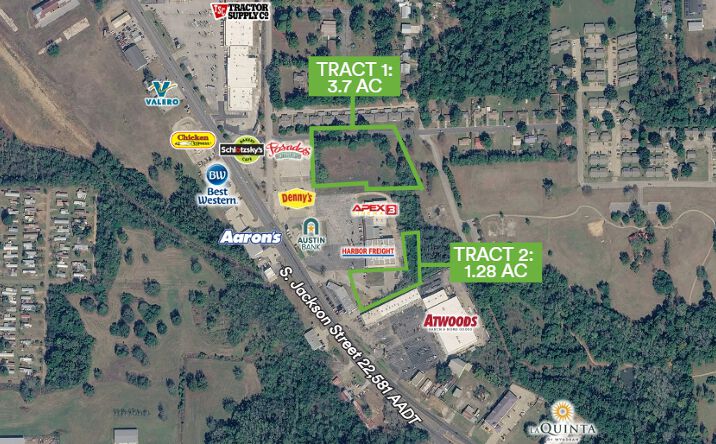 Pictures of Land property located at 1708 S. Jackson Street, Jacksonville, TX 75766 for sales - image #1