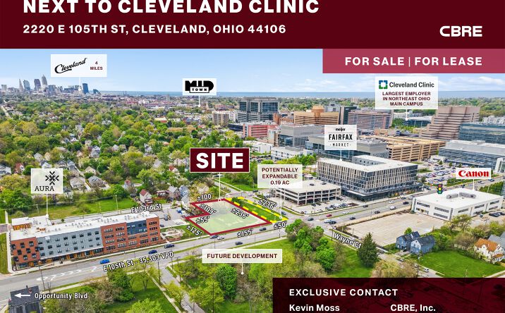 Pictures of Land property located at 2220 East 105th Street, Cleveland, OH 44106 for sales - image #1