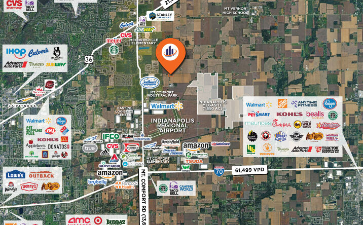 Pictures of Land property located at W 600 N & N 500 W, McCordsville, IN 46055 for sales - image #1