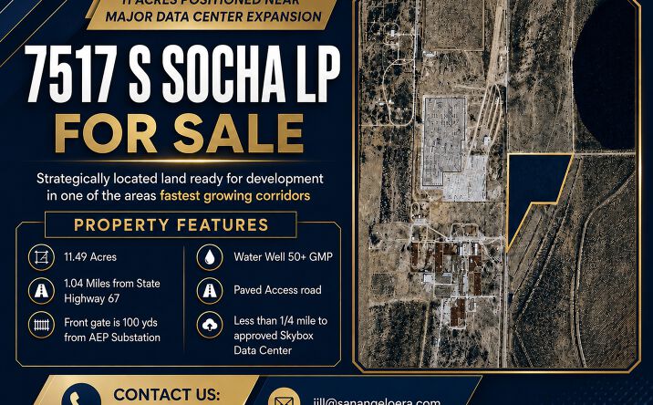 Pictures of Mixed Use, Land property located at 7517 S Socha LP, San Angelo, TX 76905-8617 for sales - image #1