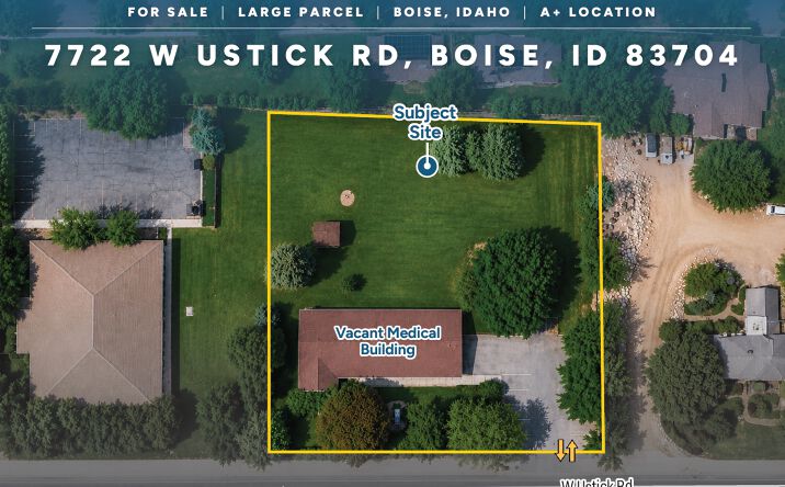 Pictures of Land, Office property located at 7722 W Ustick Rd, Boise, ID 83704 for sales - image #1