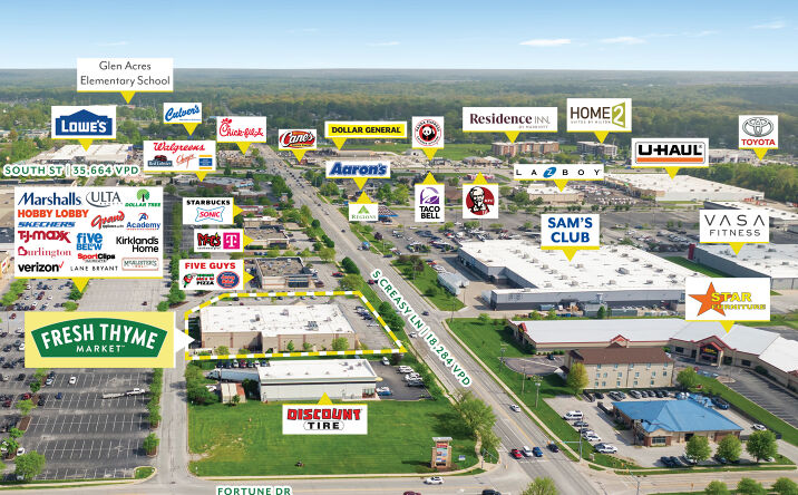Pictures of Retail property located at 220 South Creasy Lane, Lafayette, IN 47905 for sales - image #1