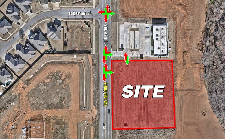 Pictures of Land property located at NEQ of SW 59th St & Mustang Rd, Mustang, OK 73064 for sales - image #1