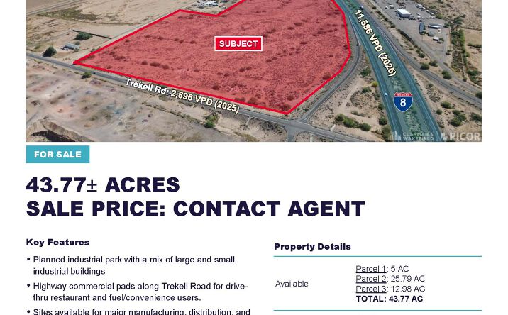 NE Corner of Trekell & I-8, Phoenix