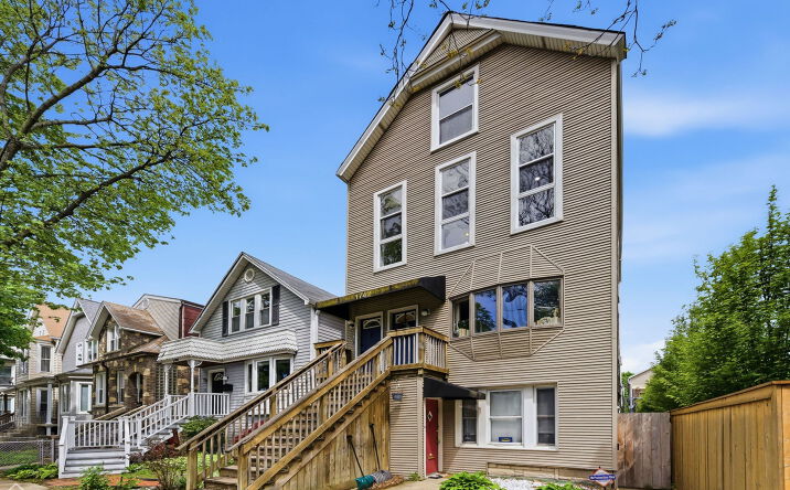 Pictures of Multifamily property located at 1742 W School Street, Chicago, IL 60657 for sales - image #1