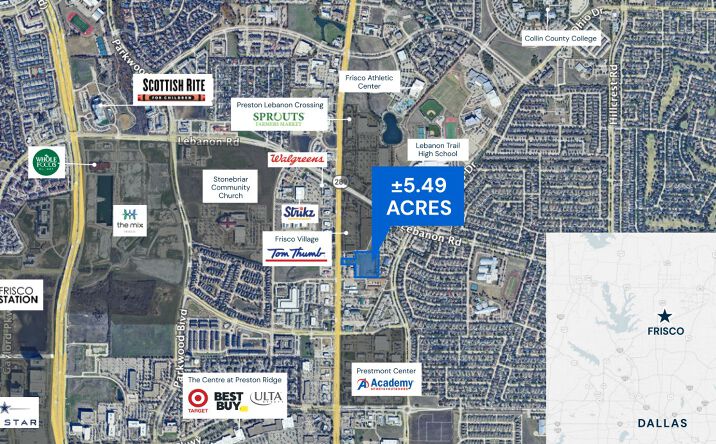 Pictures of Retail, Office, Land property located at 4600 Preston Rd, Frisco, TX 75034 for sales - image #1