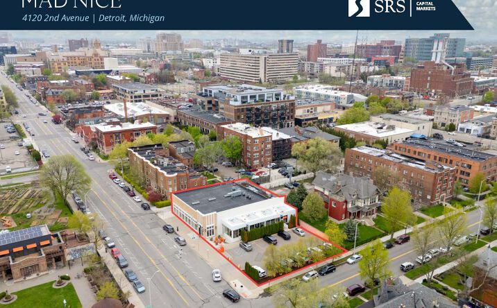 Pictures of Retail property located at 4120 SECOND AVE, DETROIT, MI 48201 for sales - image #1