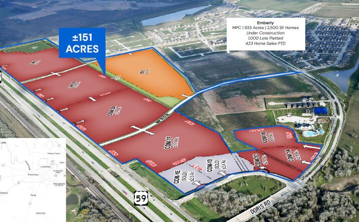 Pictures of Land, Mixed Use property located at Emberly Commercial Reserves, Beasley, TX 90017 for sales - image #1