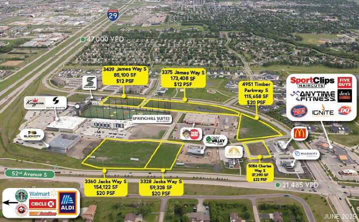 Pictures of Land property located at I-29 & 52nd Avenue S, Fargo, ND 58047 for sales - image #1